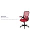 Flash Furniture Office Chair, Mesh, Red HL-0016-1-BK-RED-GG - alternate 4